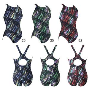 MIZUNO（ミズノ） (ネコポス可) MUGEN GRAPHIC 女性用 競泳水着 STREAM