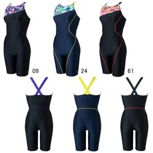 Speedo(スピード) オールインワン水着 SFW12505 Lサイズ speedo（スピード） 女性用 フィットネス水着 ウイメンズニースキン