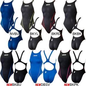 (ネコポス可)アリーナ(ARENA) 女児用 競泳水着 AQUA Xtreme ジュニアリミック(クロスバック) ARN-1021WJ｜スイムショップ