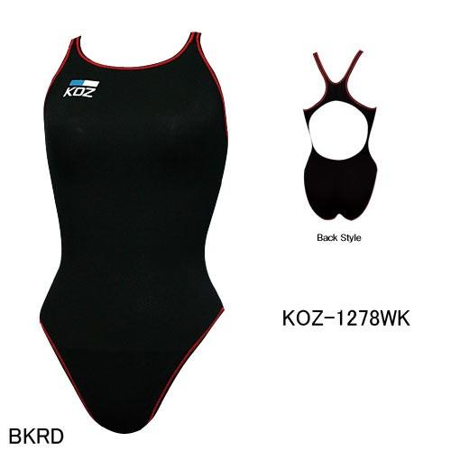 (ネコポス可)コーズ(KOZ)女性用 トレーニング水着 ウイメンズハイレグ KOZ-1278WK