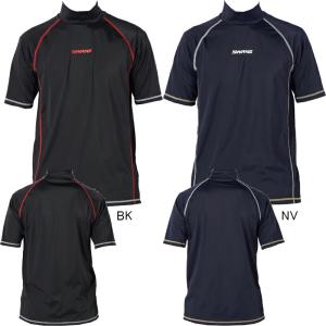 MIZUNO - MIZUNO ラッシュガード ブラック×グレー 2XL N2JCA610 MIZUNO（ミズノ） 男女兼用 フィットネス水着 フルジップ長袖ラッシュ