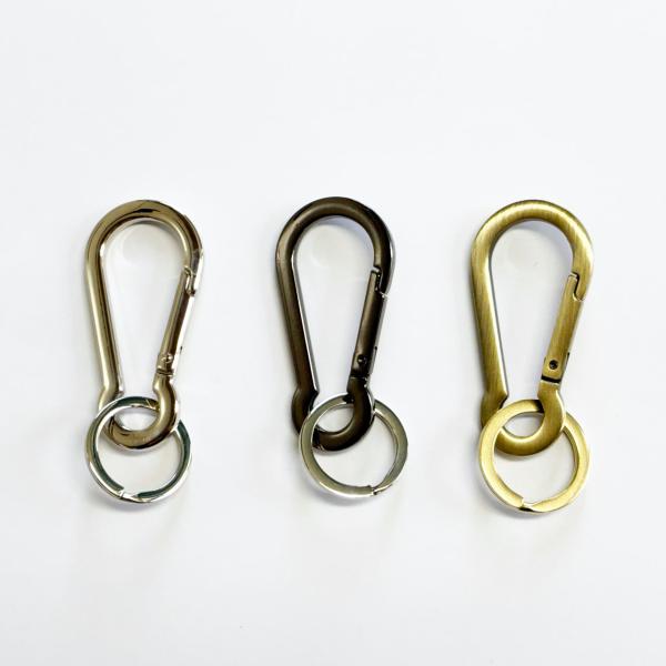 単色２個セット　スクエアフレームカラビナキーホルダー　プチギフト　店舗用品　事務用品　防犯用品　防災...