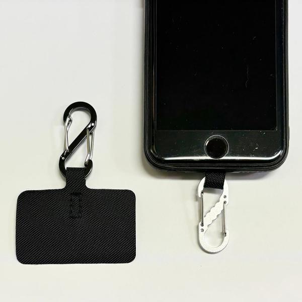 単色２個セット　スマホプレートストラップＷゲート　プチギフト　店舗用品　事務用品　防犯用品　防災用品...