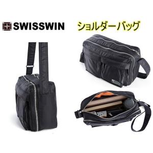 ショルダーバッグ swisswin 斜め掛け メンズ レディース 軽量 大容量 通勤 旅行 お出かけ 普段使い CY2018｜swisswin