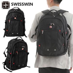 SWISSWIN SW8110i バックパック リュック メンズ レディース ブラック 30L 男女兼用 登山 バッグ 旅行 通勤用 アウトドア 通学 おしゃれ デイパック カジュアル｜swisswinjapan