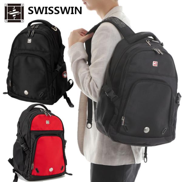 swisswin バックパック メンズリュック ビジネスパック リュック 防災リュック メンズ 遠足...