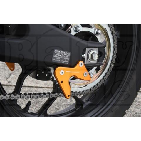 YZF-R125、YZF-R15 23〜　スイングアーム　スタンドフック　Vタイプ　ゴールド　BAB...