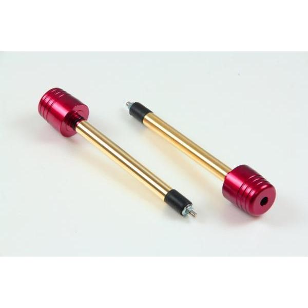 EFFEX（エフェックス）　ハンドルバーウエイトBIG　2本セット　レッド　内径14mm用