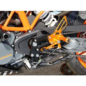 ベビーフェイス　KTM RC125/RC390 14〜17用 バックステップキット｜switch4