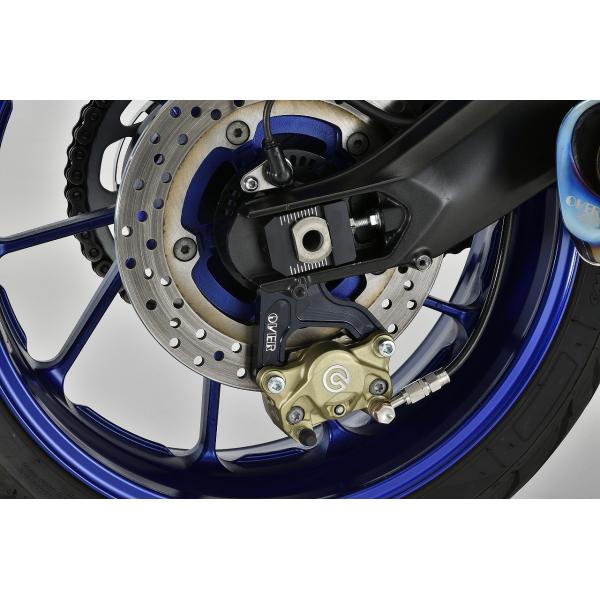 YZF-R7（YZFR7） 22〜　リアキャリパーサポート　ブレンボ2P用　ブラック　OVER（オー...