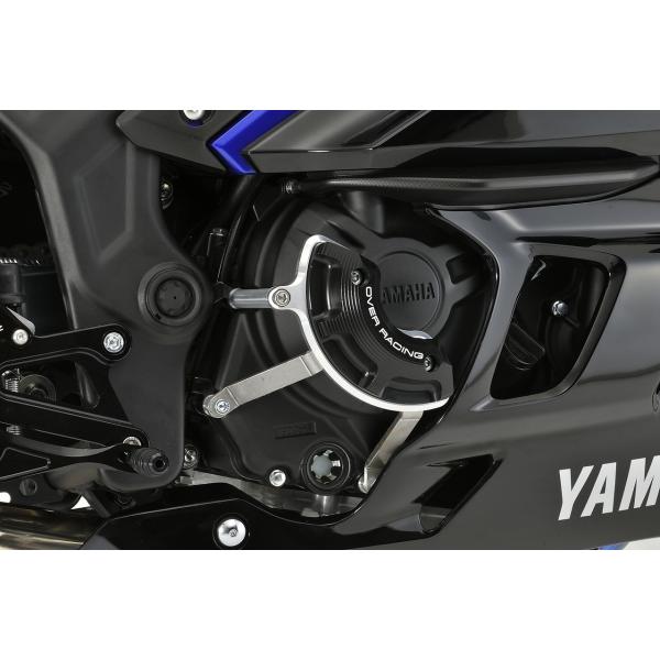 YZF-R25、MT-25　エンジンガードスライダー　右側　OVER(オーヴァー)