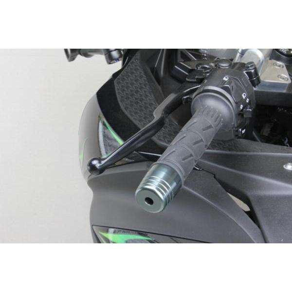 EFFEX（エフェックス）　ハンドルバーウエイトBIG　2本セット　ガンメタ　内径18-19mm用