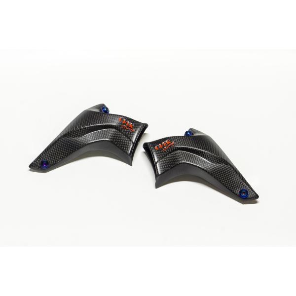 OVER（オーヴァー）ZX-25R/SE 20〜　フロントキャリパーダクト　カーボン　マットタイプ