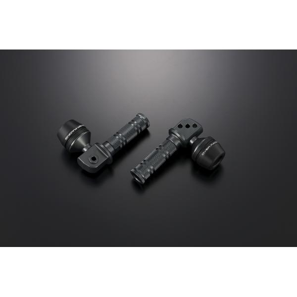 Z900RS/Cafe　タンデムステップ スライダー　ガンメタ　OVER（オーヴァー）