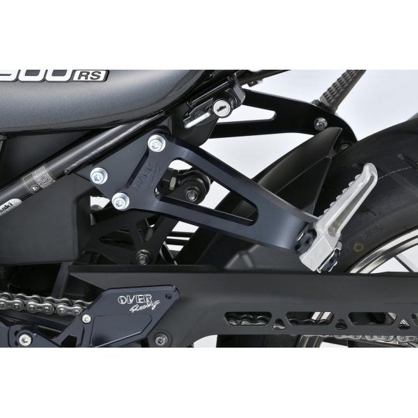 Z900RS/Cafe  18〜　アルミビレットマフラー/タンデムステー　ブラック　OVER（オーヴ...