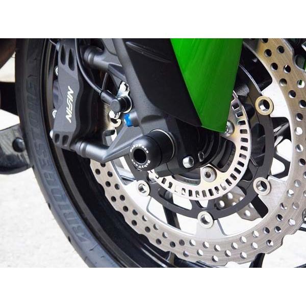 ZX14R 12〜20用　アクスルプロテクター　ベビーフェイス　フロントまわりの保護に！