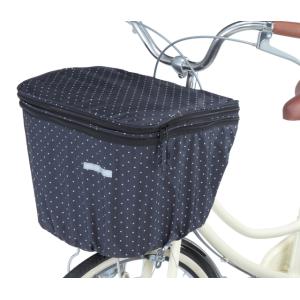 kawasumi カワスミ KW-545BK/WD 2段式水玉前カゴカバー re-912