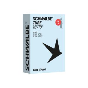 SCHWALBE シュワルベ 自転車用チューブ SV4 16×1.10/1.40, 18×1.35 ...