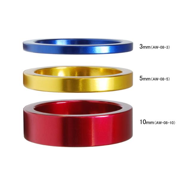 PROMAX プロマックス AW-08-10 OSカラーヘッドスペーサー 10 φ28.6mm（1-...