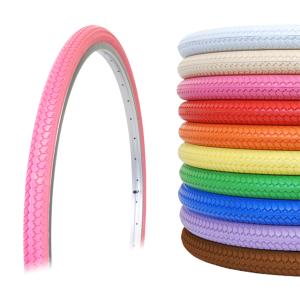 シンコー SR-078 DEMING L/L 26×1 3/8 W/O カラータイヤ