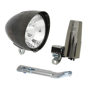 丸善電機産業 MKS-1-CB1 砲弾型LEDヘッドライト 黒メッキ re-502