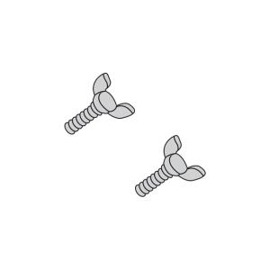 OGK技研 オージーケー E1302000 5x20蝶ネジ2本セット re-502