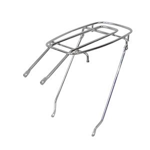 昭和インダストリーズ NP-6 ダボ止め高床キャリア（ショート天板） クロムメッキ re-502