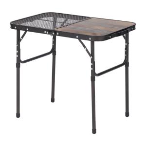 武田コーポレーション FTM22-6040(VBR) ヴィンテージ調2WAYアルミテーブル ハーフメ...