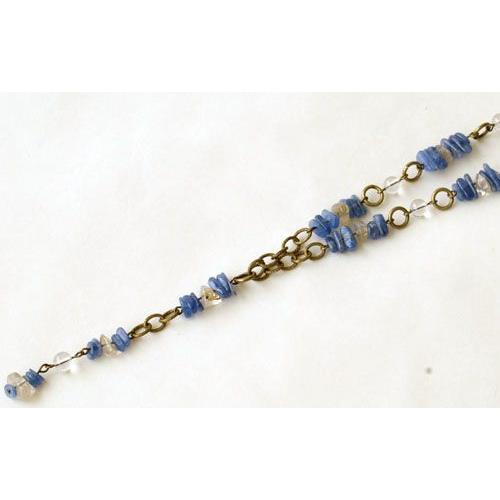 紅女　joncher　カイヤナイト・ルチルクオーツ・クリスタルペンダントネックレス