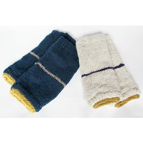 KALA　サナ・ハスタカラ　Ｗレイヤーアームウォーマー（フェアトレード商品）