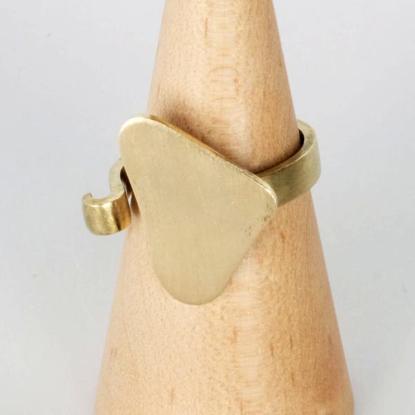 紅女　真鍮フリーサイズリング（サテン仕上げ）