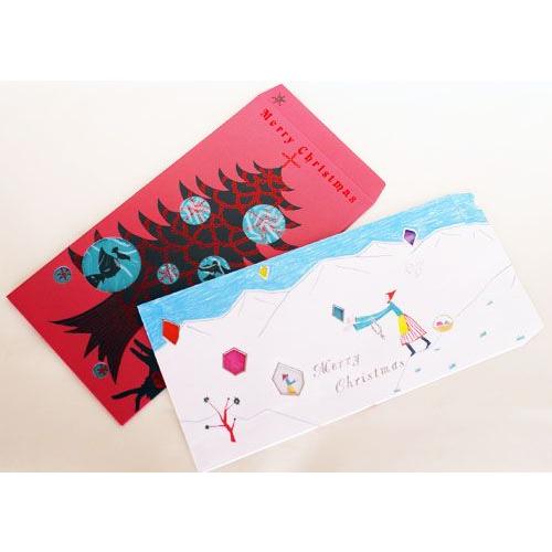 ドスガトス　ウィンドウクリスマスカード