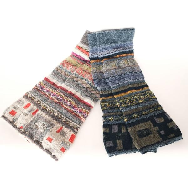 Ｍ．＆ＫＹＯＫＯ　カラフルもこもこレッグウォーマー　カラフルでポップなレッグウォーマー　楽しいおしゃ...