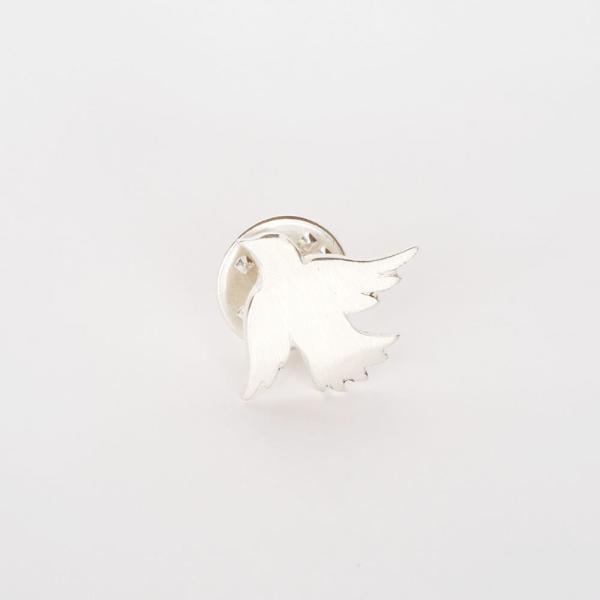 紅女　シルバー鳩ピンブローチ（Ａ）