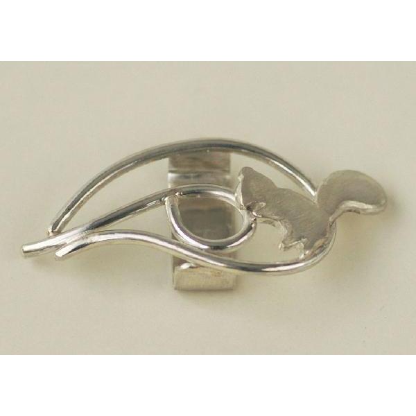 紅女　　シルバーリス帯留