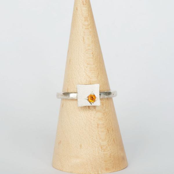 紅女　シルバーシトリンリング　（13号）