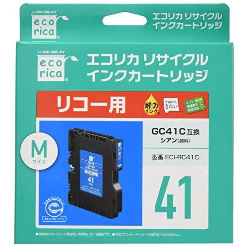 エコリカ　リコー　GC41C/M/Y(カラー：3色) 各Mサイズ(約1000枚)　(RICOH互換イ...