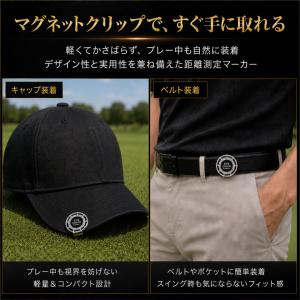 ボールマーカー マグネット キャップ パター練...の詳細画像4