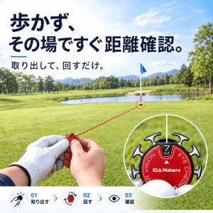 ボールマーカー マグネット キャップ パター練...の詳細画像5