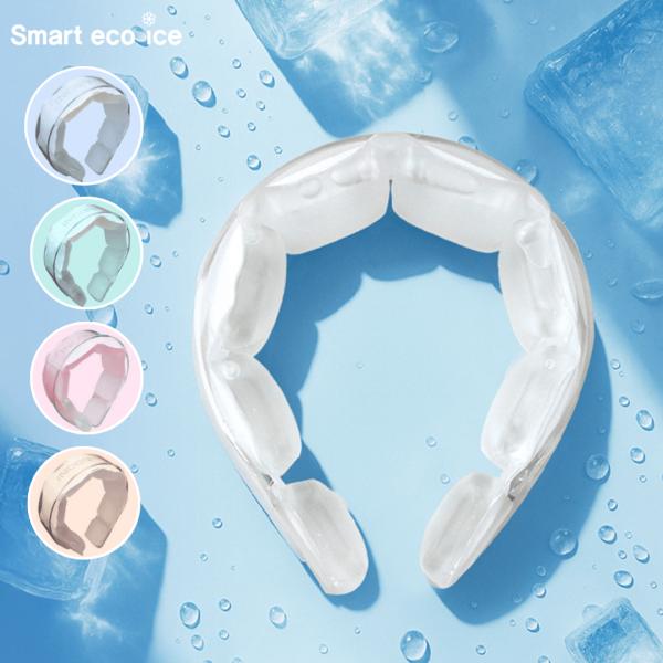 INCONTRO ワイドネックバンド 首元冷却 冷却グッズ 熱中症対策 21度 自然凍結 PCM ネ...