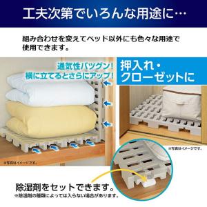 マルチパレット 4個 すのこ プラスチックパレ...の詳細画像4