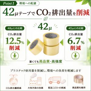OPPテープ 48mm×100m巻 (透明) ...の詳細画像5