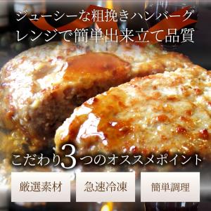 ハンバーグ 特製ソース付き 惣菜 粗挽き ハン...の詳細画像5