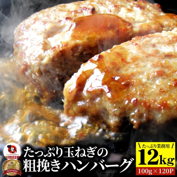 ハンバーグ 惣菜 粗挽き メガ盛り 12kg 100g×120枚 レンジＯＫ 冷凍弁当 爆買