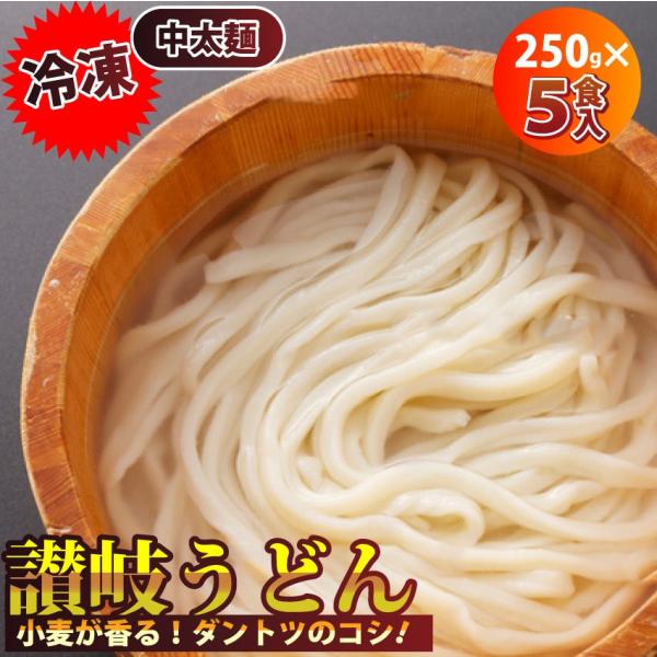 讃岐うどん 本場 冷凍うどん 5食入り 麺類 個包装 茹でるだけ 簡単調理 お取り寄せ＊当日発送対象