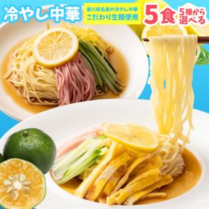 冷やし中華 プレミアム レモンちゃん 5食 さわ...の商品画像