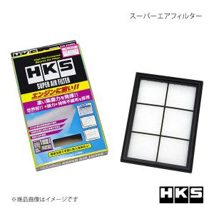 スーパーエアフィルター SUZUKI ワゴンR MH44S 15/08〜17/01 HKS/エッチ・ケー・エス 品番:70017-AS106