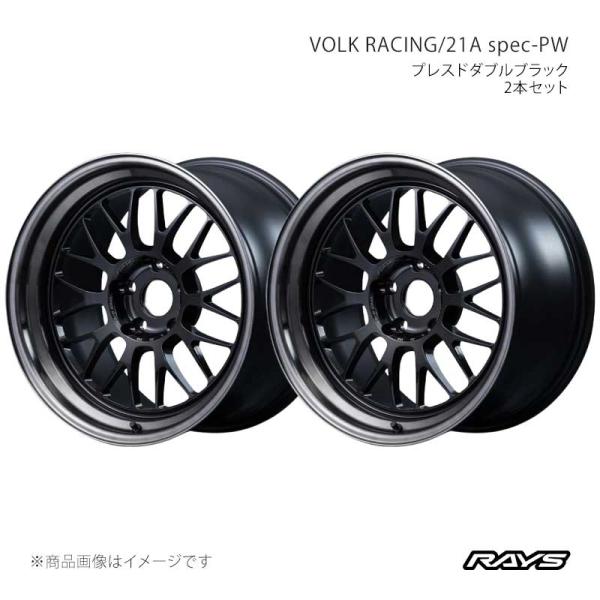 【18インチ 5H100 10J -25】アルミホイール2本セット ボルクレーシング 21A スペッ...