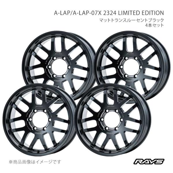 【18インチ 5H139.7 7J +8】アルミホイール4本セット エーラップ A-LAP-07X ...