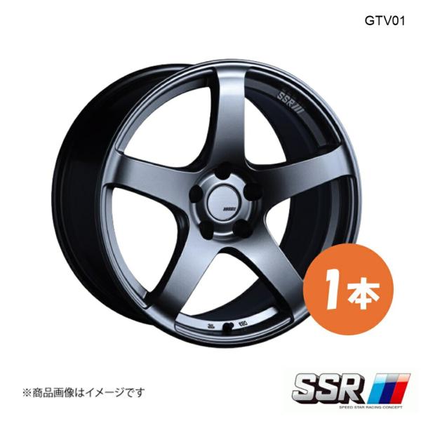 19×8.5J 5-114.3 INSET38 グラファイトガンメタ SSR GTV01 ホイール ...